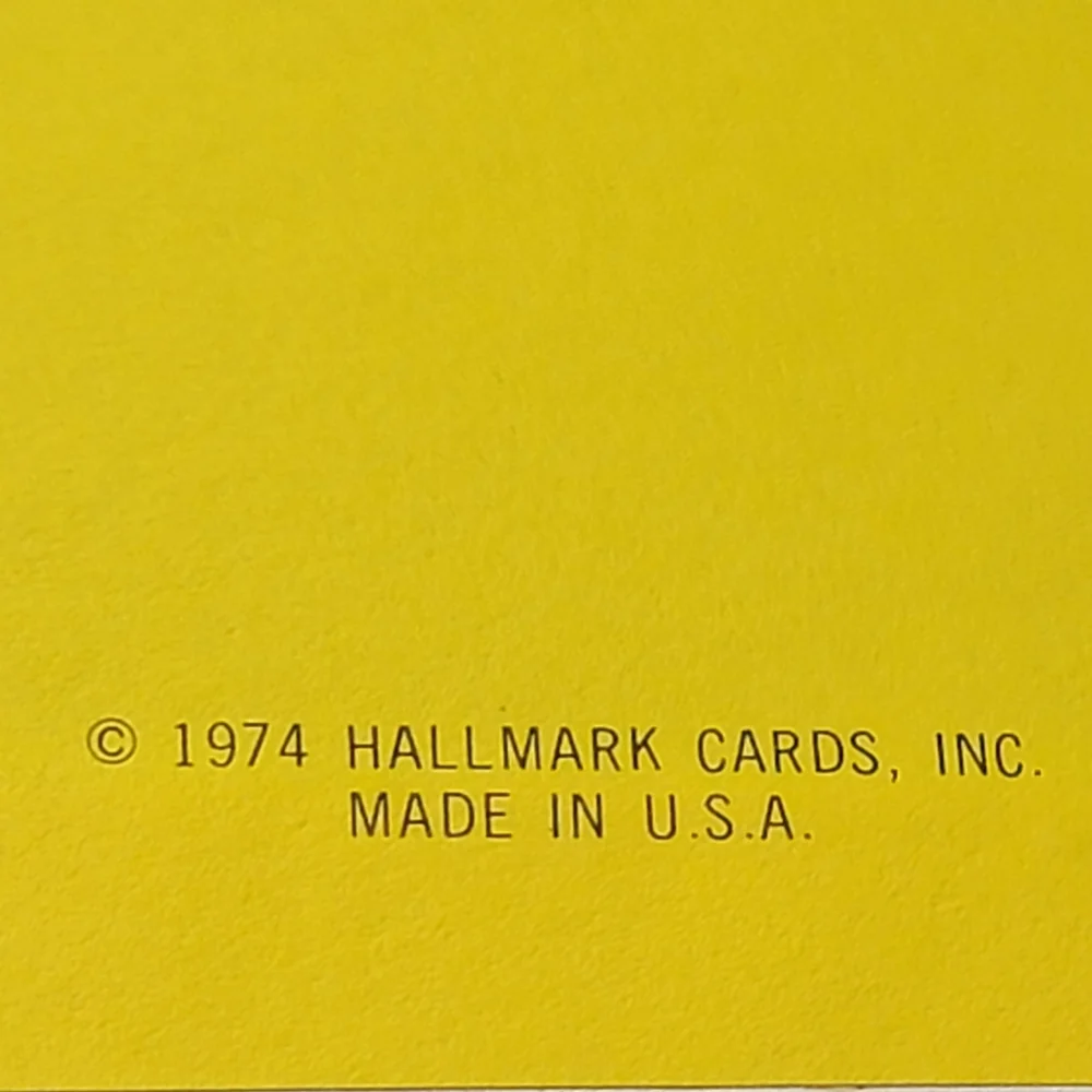 Hallmark vintage 1974